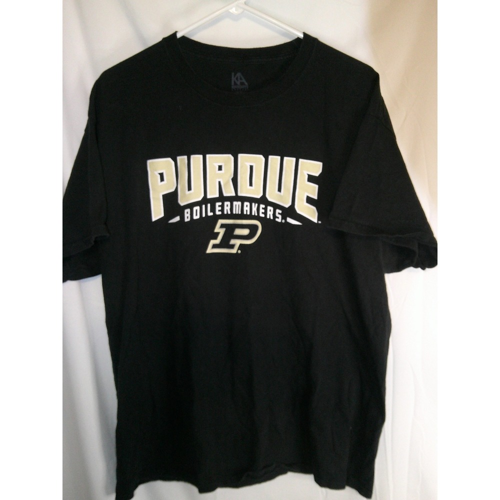 Knights Apparel Purdue‎ Boilermakers Graphic Tee College T-Shirt XL